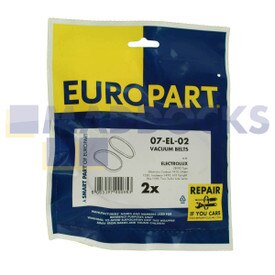 Cinghie di trasmissione compatibili serie Twin Turbo Late per Electrolux Contour 1410, Glider 1250, Airstream 1490, 610 Upright, Elie 1390 (ZE092) (confezione da 2)