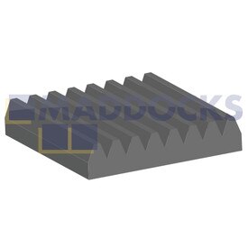 Cinghia di trasmissione compatibile AEG, DeDietrich, Electrolux, Husqvarna, Tricity Bendix, Whirlpool, Zanussi per vari modelli (1287H8EL)