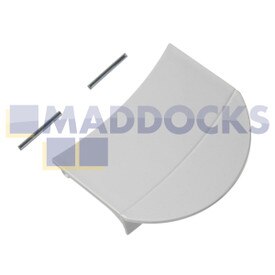 No Longer Available. Order 100-BS-18023 [Compatible for Bosch WFH, WFH206DEE; Siemens WM12E42DEE, WXB206DEE-60, WI10E260EE-01 Washing Machine White Plastic Door Handle]