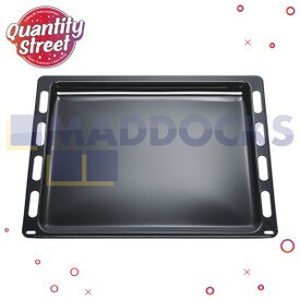 Genuine Original BSH Bosch, Neff, Siemens Multi-Model Fitting Oven Enamelled Baking Tray (441mm x 370mm x 22mm)