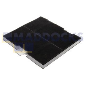 Filtro Carbone Attivo Multi-modello per Cappa da Cucina a Ricircolo Compatibile Bosch, Neff, Siemens 'DHZ5226' (220 mm x 235 mm x 21 mm)