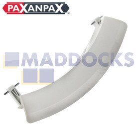Compatibile con la maniglia della porta della lavatrice in plastica bianca della serie WAS Bosch