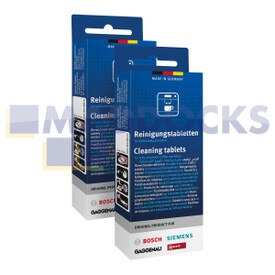 No Longer Available. Order 100-BS-74381 [Genuine Original BSH Double Pack of Cleaning Tablets for Coffee Machines and Coffee Centres]