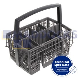 Cestello portaposate per lavastoviglie con attacco multi-modello originale Bosch, Neff, Siemens