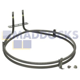 Elemento del forno originale Bosch, Neff, Siemens B15, B40, B50, E1, E2, U1, U2 e vite di fissaggio (2300 W)