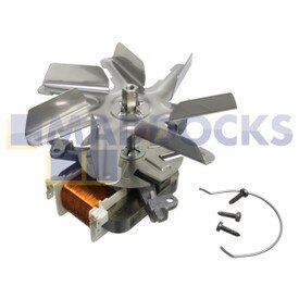 Genuine Original Bosch, Neff, Siemens Multi-Model Raccordo Motore ventola del forno principale e kit di fissaggio (220 V-240 V)