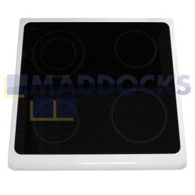 Assieme vetro piastra ceramica originale Indesit