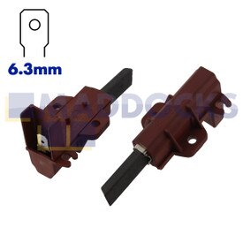 Spazzole motore al carbonio Indesit "3° tipo" (31 mm x 12 mm x 5 mm, confezione da 2)