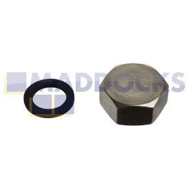 Tappo in ottone con estremità di arresto da 3/4" originale Indesit (confezione da 10)