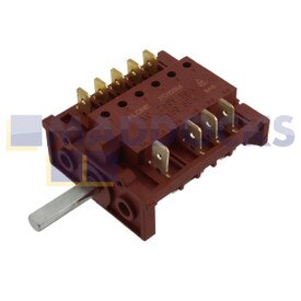 Genuine Original Hoover Candy Midea Multi-Model Fitting Oven Selector Switch (5 & 1+3 Tag Type, Alone FD103M, 250V, 16A, T150, 5E4)