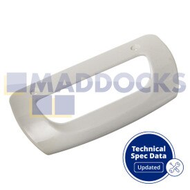 Maniglia Porta Frigorifero Freezer Compatibile Electrolux EUC19291W, ERC25391W8, ERC34291W8, ERA34291W8; Frigidaire FRCLF185W, FRCF185W; Zanussi ZFU20232WA, ZRA33400WA