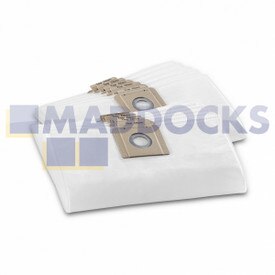 Sacchetti per la polvere in microfibra per aspirapolvere originali Karcher T10, T12, Trek Vac 2, Trek Vac 3 Series (confezione da 10)