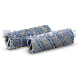 Originale Karcher BR30/1CBP Pack Series Spazzola a getto d'acqua tipo "Blu" Spazzole a rullo per pavimenti in microfibra (confezione da 2, 300 mm x 60 mm x 60 mm)