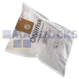 Sacchetti per la polvere originali Nilfisk SALTIX 10, VP300 ECO, VP300 serie HEPA SMS (confezione da 10)
