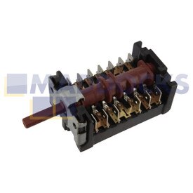 Selettore di funzione del forno originale Beko ODF21300B, BE92FVX, ODF22300X serie "3 fasi"