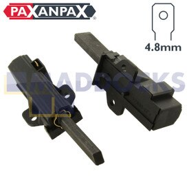 Spazzole in carbonio compatibili motore Sole "Tipo 105982/124309" (33 mm x 13 mm x 5 mm, confezione da 2)