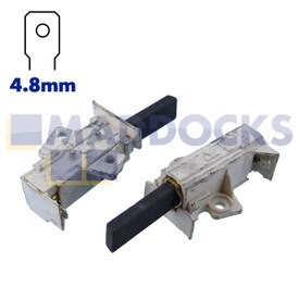 Spazzole in carbonio compatibili motore FHP/Ceset (32 mm x 12 mm x 5 mm, confezione da 2)