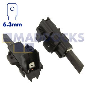 Spazzole in carbonio originali motore Hoover "tipo Performa" (27 mm x 12 mm x 5 mm, confezione da 2)