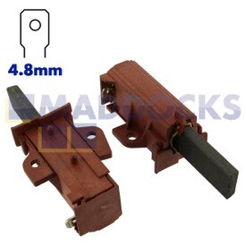 Spazzole in carbonio compatibili motore Sole (27 mm x 12 mm x 5 mm, confezione da 2)