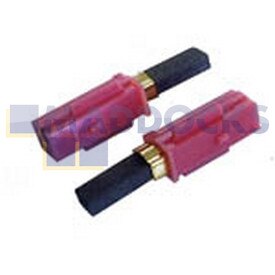 Spazzole in carbonio originali produzione Ametek Lamb con meccanismo di arresto automatico per motori da 5,7", 110 V (833320-50, 25 mm x 11 mm x 6 mm, confezione da 2)