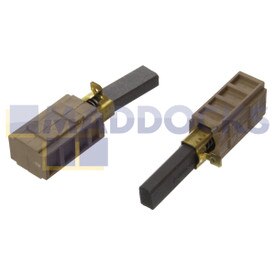 Spazzole in carbonio originali produzione Ametek Lamb di tipo a scatola con meccanismo a linguetta laterale per motori da 7,2" 220-240 V (833415-53, 28 mm x 11 mm x 6,5 mm, confezione da 2)