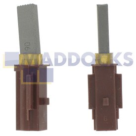Spazzole in carbonio originali motore produzione Ametek CZ (43/6,3 X73, 33461-1, 28 mm x 11 mm x 6 mm, confezione da 2)