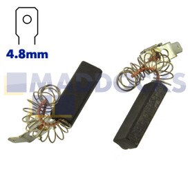 Spazzole in carbonio motore tipo Miele W400; Philco Philco WMN1062 Softline, WNN1062 Gold Seal (28 mm x 10 mm x 6,2 mm, confezione da 2)