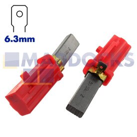 Spazzole originali in carbonio per motore Numatic Lamb DL2 Henry 220 V-240 V (IM824, 30 mm x 11 mm x 6,3 mm, confezione da 2)
