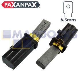 Spazzole in carbonio compatibili per motore serie Numatic Lamb DL2 Henry; Sebo X, BS36, BS46 220 V-240 V (IM824, 30 mm x 11 mm x 6,3 mm, confezione da 2)