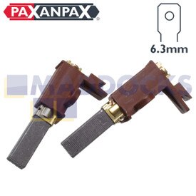 Compatibile con spazzole di carbone per motori Numatic DL21104T (28 mm x 11 mm x 6 mm, confezione da 2)