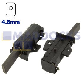 Spazzole in carbonio compatibili motore Sole (28 mm x 12 mm x 5 mm, confezione da 2)