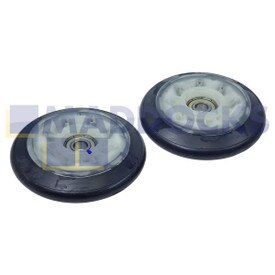 Genuine Original LG DC, FDR, FDV, RC, RH, RV9, V5R Series Tumble Dryer Bearing Roller Drum Support Wheels (Pack of 2)