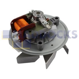 Assieme piastra di montaggio e motore ventola con fissaggio a 3 punti universale Belling Executive, Format, Forum; Creda, Tricity Bendix, Electrolux