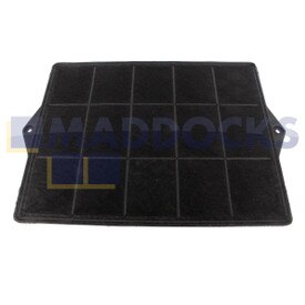 Filtro carbone attivo confezione Indesit Elica tipo 160 (290 mm x 230 mm x 39 mm, confezione da 1)