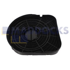 Filtro carbone attivo compatibile Elica tipo 200 (210 mm x 190 mm x 56 mm, confezione da 1)