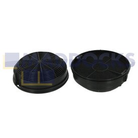 Filtri universali per cappa a carbone di legna Elica 'Type 47' (150 mm x 50 mm, confezione da 2)
