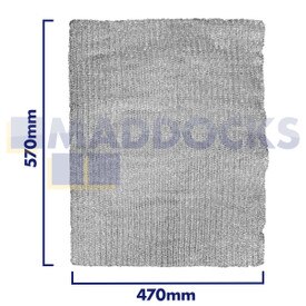 Filtro universale cappa fornello alluminio da adattare (47 cm x 57 cm)