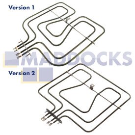 Elemento griglia compatibile AEG, Arthur Martin, ATAG, Corbero, Electrolux, Elektro Helios, Faure, Ikea, John Lewis, Moffat, Novamatic, Progress, Rex, Rosenlew, Zanker, Zanussi, Zoppas (230 V)