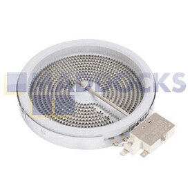 Elemento riscaldante in ceramica originale AEG, Electrolux, Parkinson Cowan, Tricity Bendix, Zanussi per vari modelli (140 mm, 1200 W)