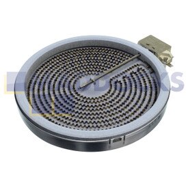 Genuine Original AEG, Arthur Martin, Electrolux, Husqvarna, Ikea, John Lewis, Moffat, Tricity Bendix, Zanussi Multi-Model Fitting Radiant Ring Ceramic Element (180mm, 1800W, 230V)