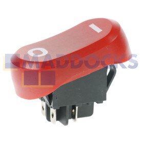 Genuine Original Sealey Switch, On/Off Rocker (Red) C/W Cover (16A/250V)