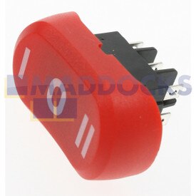 Genuine Original Sealey Switch, On/Off Rocker (Red) C/W Cover (16A/250V)