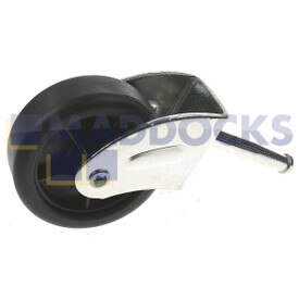 Genuine Original Sealey Wheel,Fixed Castor,Single Bolt (D:50 W:18 B:4 H:98)