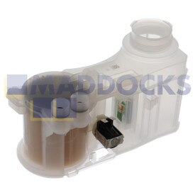 Genuine Original Midea Multi-Model Fitting Dishwasher Softener Salt Container Tank & Solenoid Valve Assembly