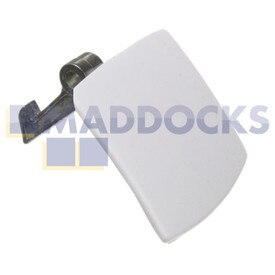 Genuine Original Bosch WFB, WVF; Siemens WM Series White Plastic Door Handle Kit