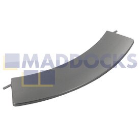 Maniglia sportello argento compatibile serie Bosch WAE; Siemens WIQ, WXL, WXLM, WXLP, WXLS