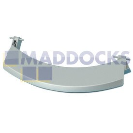 Maniglia sportello lavatrice plastica bianca originale serie BSH Bosch WAS, WLM, WVH