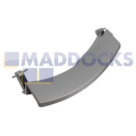 Maniglia sportello lavatrice plastica bianca compatibile serie BSH Bosch WAS, WLM, WVH