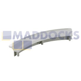 Maniglia sportello asciugatrice plastica bianca originale serie BSH Bosch 3SC, WT3, WT4