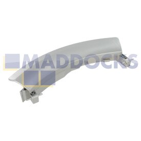Maniglia sportello lavatrice plastica argento compatibile serie BSH Siemens WM12, WM14, WM16